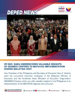 VP-Sec. Sara underscores valuable insights of SEAMEO Centers